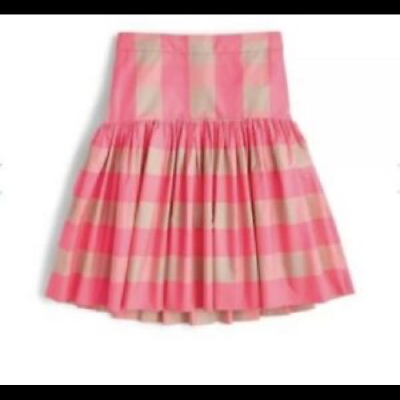 J.Crew hot pink taffeta drop waist skirt 6 NWT - Picture 4 of 10